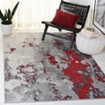 thumbnail image 2 of SAFAVIEH Adirondack Ladonna Abstract Area Rug, Red/Grey, 2'6" x 4', 2 of 7