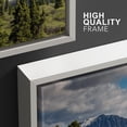 thumbnail image 4 of wall26 - 3 Panel Framed Canvas Wall Art - Majestic Natural Landscape Triptych Canvas Series - Panoramic View of Mountains - Giclee Print Gallery Wrap Modern Home Art Ready to Hang - 16"x24", 4 of 5