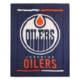 thumbnail image 2 of NHL Edmonton Oilers 4-Piece Twin Bedding Set, 2 of 9