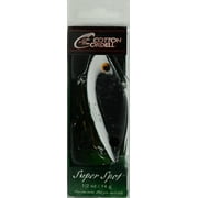 Cotton Cordell Super Spot Lipless Crankbait 3 Chrome Black Back 1/2 oz.