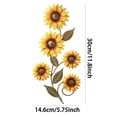 thumbnail image 3 of AFQH Vintage Sunflower Wall Decor: 3D Metal Art for Home & Garden Elegance, 3 of 9