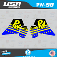 thumbnail image 2 of Kalair GFX Graphics Kit for Yamaha PW50 (All Years) Usa Series, 2 of 5