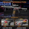 thumbnail image 2 of Pistola eléctrica de juguete Soft Bullet UNCLEKAISSEN M416 con 80 dardos, 2 of 6