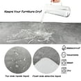 thumbnail image 3 of PETMAKER 60x70-Inch Reversible Sherpa Fleece Waterproof Dog Blanket (Gray), 3 of 8