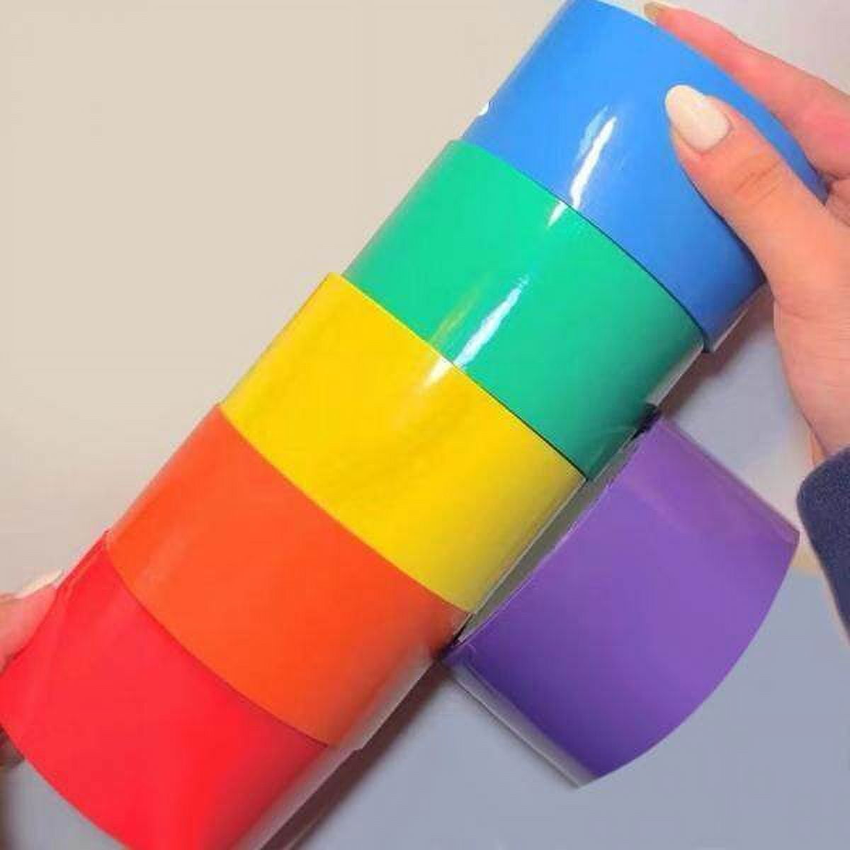Drfeify Jouet boule colorée Boule Colorée avec Ruban Jouet Boule Hochet