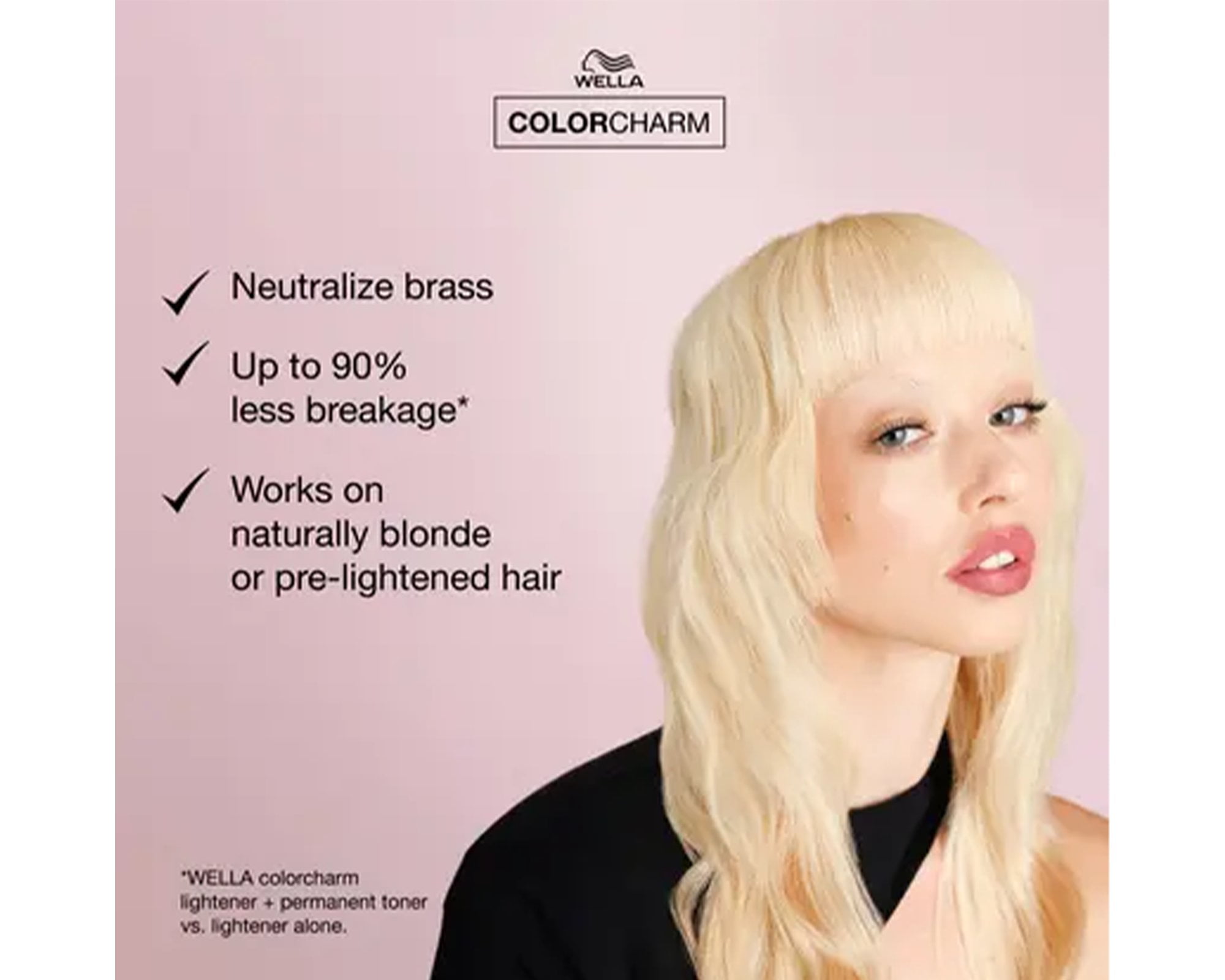 [6 PACK] Wella Color Charm Permanent Liquid Hair Toner [T14 PALE ASH BLONDE] 1.4 Oz
