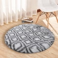 thumbnail image 4 of PEONAVET Bedroom Rug Imitation Rabbit Bathroom Absorbent Floor Mat Household Entrance Door Floor Mat High-end Feeling Thickened Slip Mat Bedside Foot Mat, 4 of 4