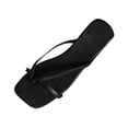 thumbnail image 6 of Dakaela Women's Thong Sandals Square Toe Casual Cross Strappy Flat Slides Casual Walking Flip Flops, 6 of 7