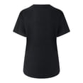 thumbnail image 4 of Mujeres Fahion Cuello redondo Mangas caídas Hombro Camiseta Estampado de calavera Blusa Túnica Tops Fridja  zx1997, 4 of 7