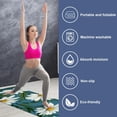 thumbnail image 2 of Daisy Gym Towel with Storage Bag, 72.8"x26.8", Suitable for Yoga, Pilates, Fitness, etc. - Hot Yoga Towel, Yoga Blanket Included, 2 of 6