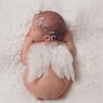 thumbnail image 2 of Accesorios de fotografía recién nacido alas de Ángel blancas accesorios para fotos de bebés ala de plumas niñas pelo niños bebé fotografía accesorios para el cabello Tan Jianjun unisex, 2 of 2