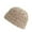 Beige, variant on Unisex Fashion Warm Winter Casual Knitted Hat Solid Color All- Thick Hat Lean Dad Hat