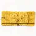 thumbnail image 3 of EnJoCho Baby Boys Girls Knitted Stretch Solid Bow Hairband Headband Toddler Kids Casual Fashion Headwear Accessories, 3 of 3