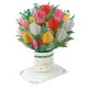 thumbnail image 1 of Tarjeta emergente de flores ANGGREK 3D estilo ramo de Papel grueso, 1 of 8