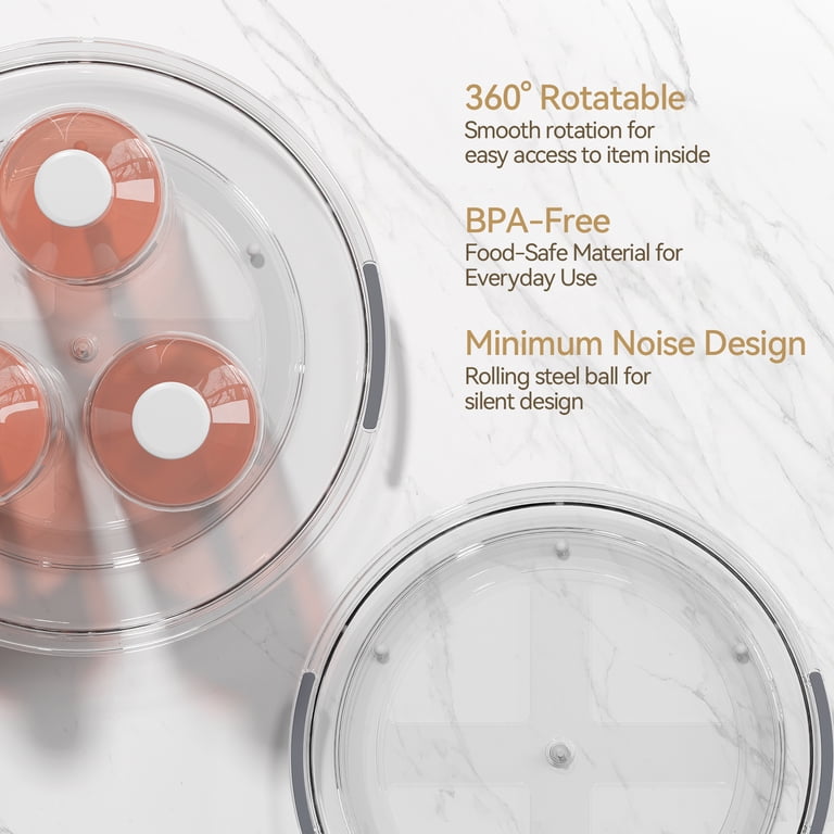 LAMU 3-Pack Lazy Susan Turntable Set photo 3