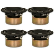 4 Goldwood Sound GW-5028/S Shielded 5.25" Woofers 130 Watt each 8ohm Replacement Speakers
