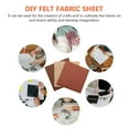 thumbnail image 3 of EASTIN 18 Pcs Felt Non-woven Fabric DIY Accessory Cloths Kindergarten Sheet Polyester Child, 3 of 6