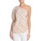 thumbnail image 1 of Petersyn Blusa casual de un hombro para mujer, rosa, grande, 1 of 1