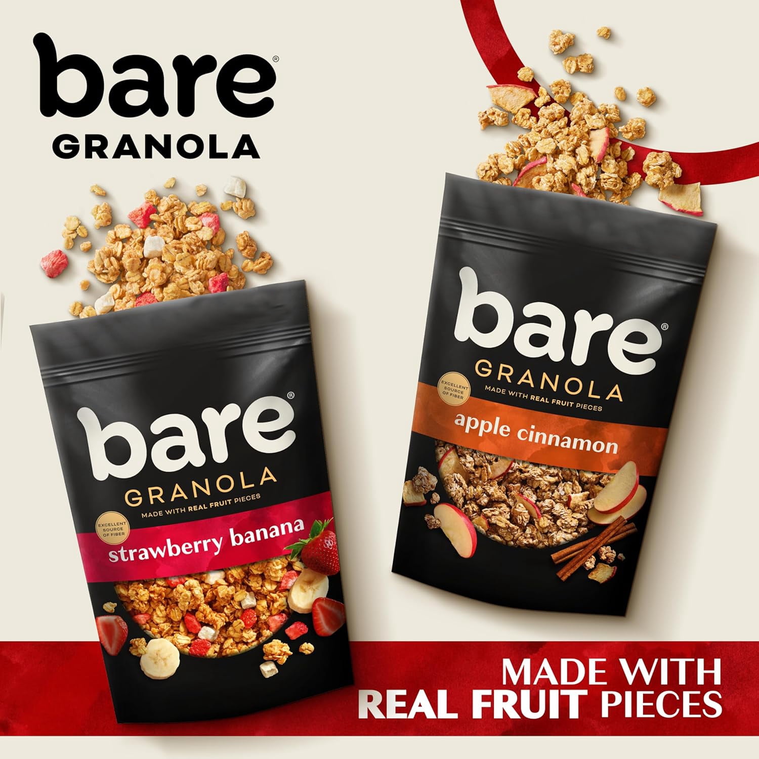 Bare Granola Apple Cinnamon Flavor, 11 oz Bag
