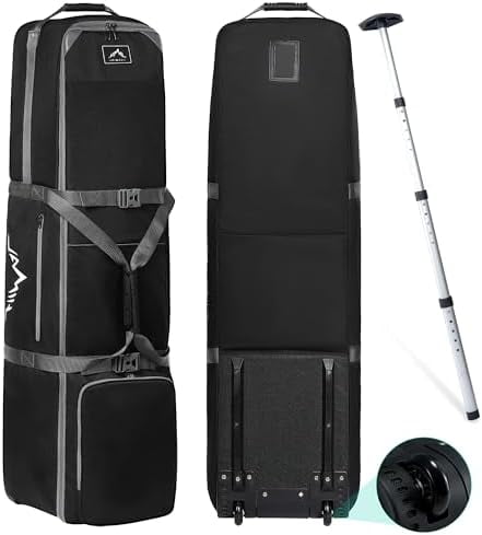 SKB Cases Lightweight Roto Golf Club Travel Bag, Hard Plastic
