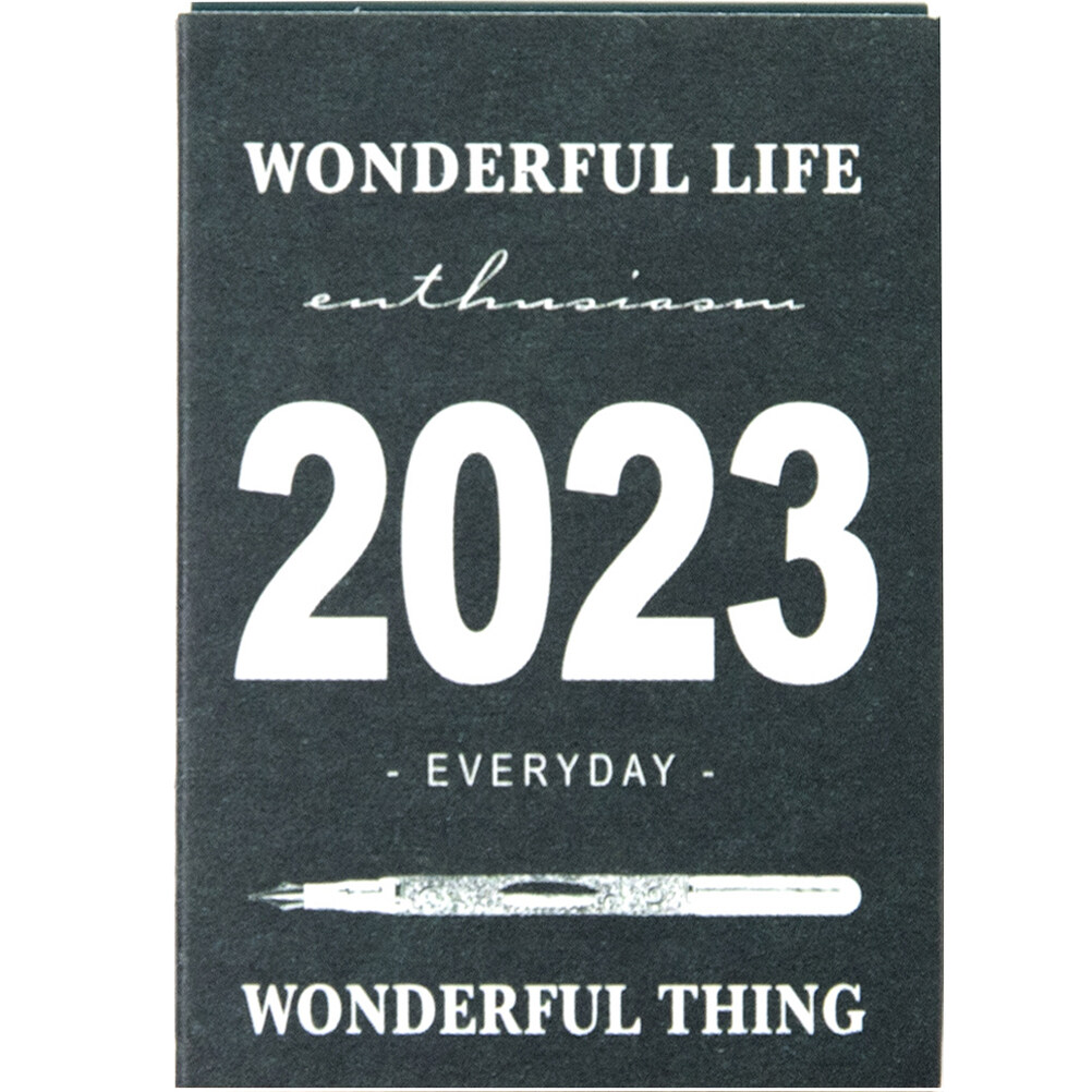 BESTONZON Desk Calendar Small 2023 Calendar Office Table Calendar Decorative Calendar