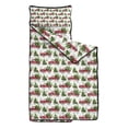 thumbnail image 2 of White Christmas Red Truck and Tree Pattern Toddler Nap Mats for Kids Preschool,50"x20" Sleeping Mat Bag or Kids,Toddler Sleeping Bag,Toddler Nap Mat or Daycare, 2 of 6