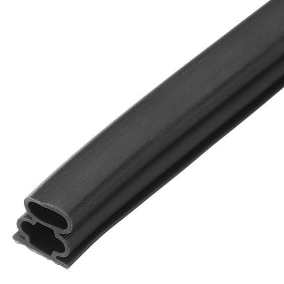 Uxcell Weather Stripping Door Seal Strip 20 Feet Door Soundproofing Strip Black