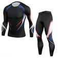 thumbnail image 1 of Ropa deportiva de ocio para hombres Ropa de ciclismo Ropa de baloncesto Pantalones de manga larga de secado rápido de dos piezas Fridja hfkajh101334, 1 of 3