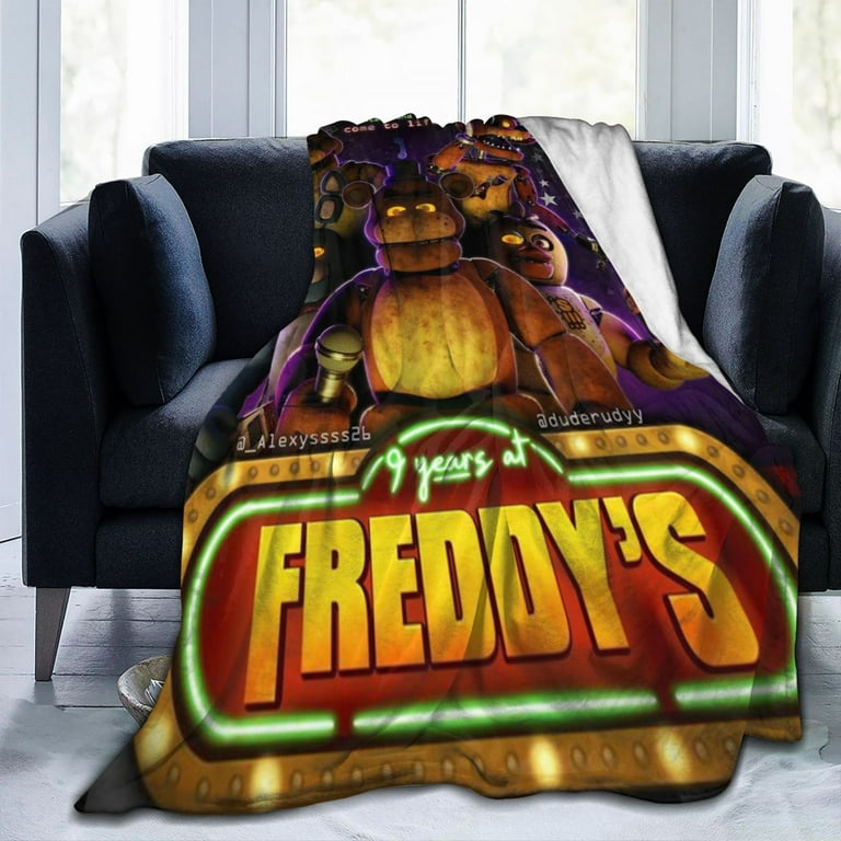 Five nights at freddy's fleece blanket sale