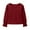 Wine, variant on Gyujnb Girls Sweatshirts Kids Casual Knit Long Sleeve Shirts Tops Round Neck Hollow Out Blouse Loose Fit, Comfortable Breathable Soft Warm Basic Tops,Size:12-14 years