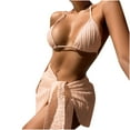 thumbnail image 2 of High Waist Bikini Swimsuit for women Sexy Bikini Split Bikini Three-Piece Swimsuit Split Swimsuit Set Sexy Bikini Swimsuit for Women Bikini Sets for Women Sexy, 2 of 7