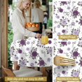 thumbnail image 5 of Pioneer Flower Floral Print Pattern Round Tablecloth 60"x60", Wrinkle Resistant Wipeable Table Cover for Kitchen Dining Room Picnic Patio and Party, 5 of 6