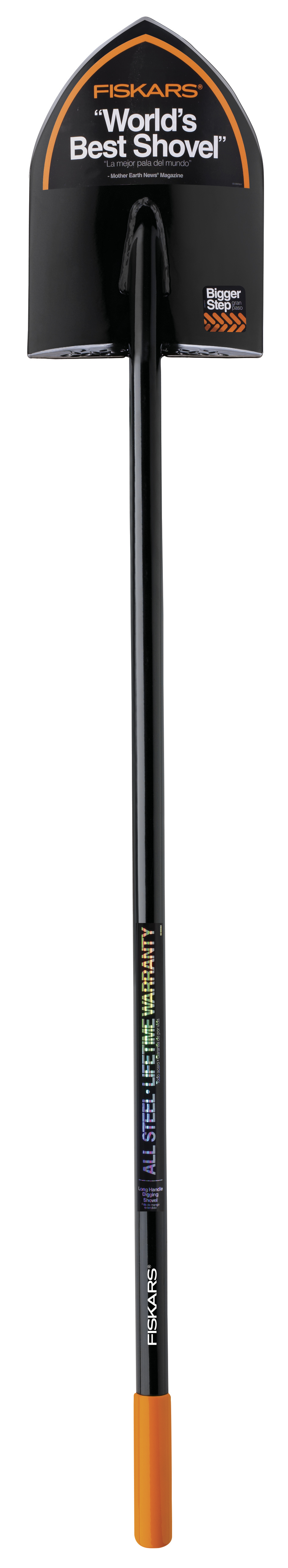 Round Point Fiskars Digging Shovel Steel 35-1/2 Pre-Sharpened Round Point Fiskars Digging Shovel Steel 35-1/2 Pre-Sharpened