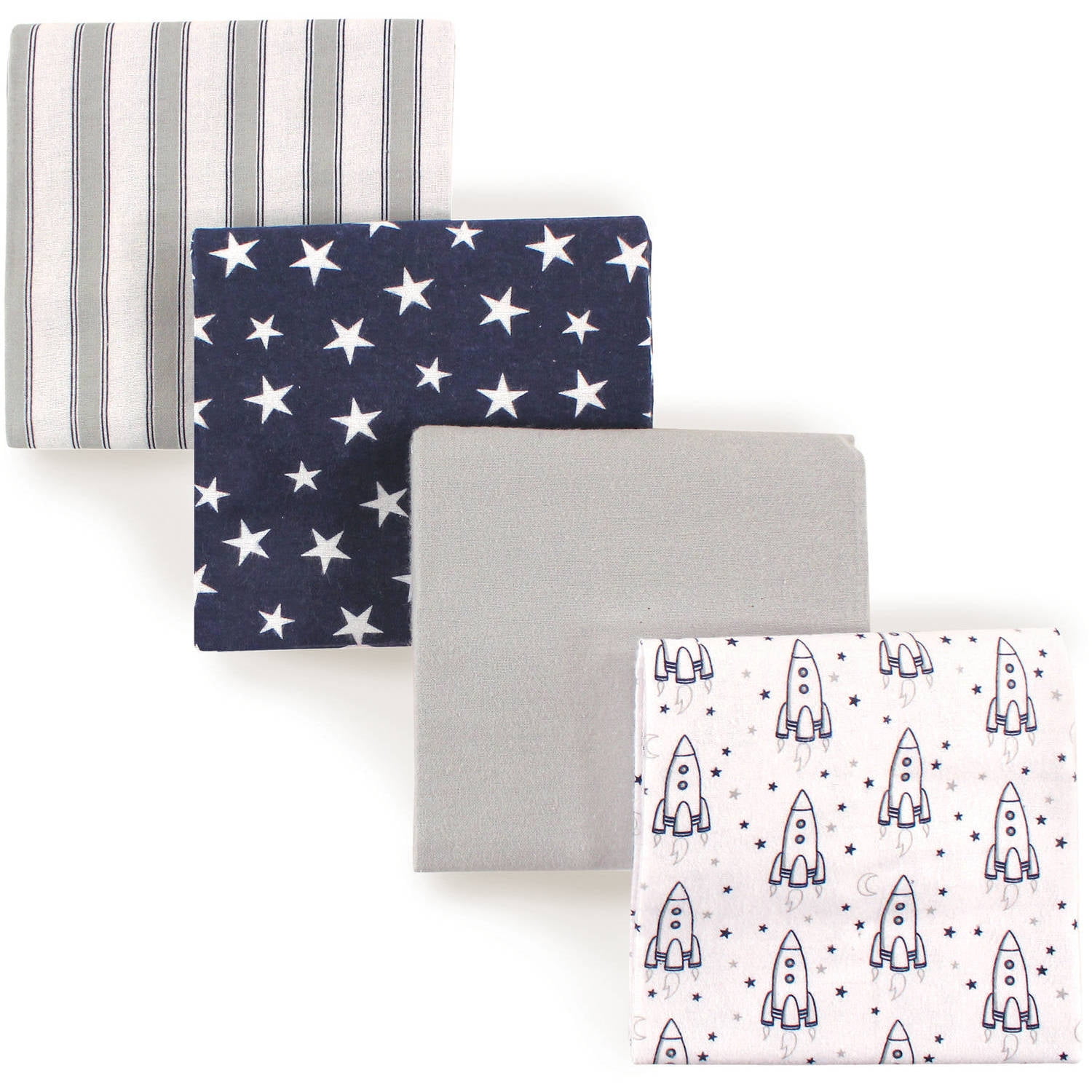modern baby receiving blankets 4 pack