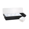 thumbnail image 2 of Plateau de Service Divisé Fournitures de Cuisine Bac de Rangement Conteneur de Service Multi-Usage Cinq Compartiments, 2 of 8