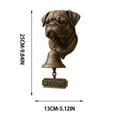 thumbnail image 2 of Westie Welcome Doorbell With Chiming Sound Porch Door Garden Decoration Antique Finish Detailed Design Warm Welcome Sign, 2 of 4