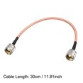 thumbnail image 4 of RF Cable coaxial Alambre coaxial RG-142, Macho PL-259 UHF a Macho UHF PL-259 30cm Unique Bargains cables de audio coaxiales digitales, 4 of 4