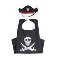thumbnail image 4 of Pirate Costume Set Creative Dress up Set Pirate Cloak with Hat & Eye Patch, 4 of 5