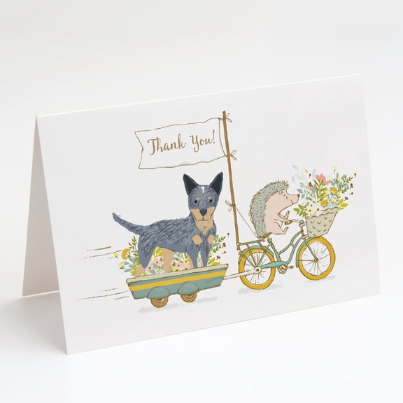 Australian Cattle Dog Greeting Cards and Envelopes Pack of 8