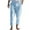 Light Blue, variant on Amkhujs Sizes M-XXXL 60%Cotton,40%Linen Full Length Pants Men Solid Casual Multiple Zipper Button Pockets Outdoor Straight Type Fitness Cargo Trousers, Gifts for Man