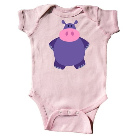 

Inktastic Cute Hippo Hippopotamus Gift Baby Boy or Baby Girl Bodysuit