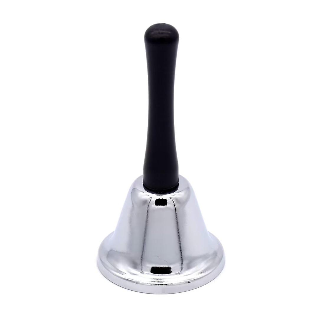 NinebeCJ Stainless Steel Hand Bell Service Bell Attention School Bell