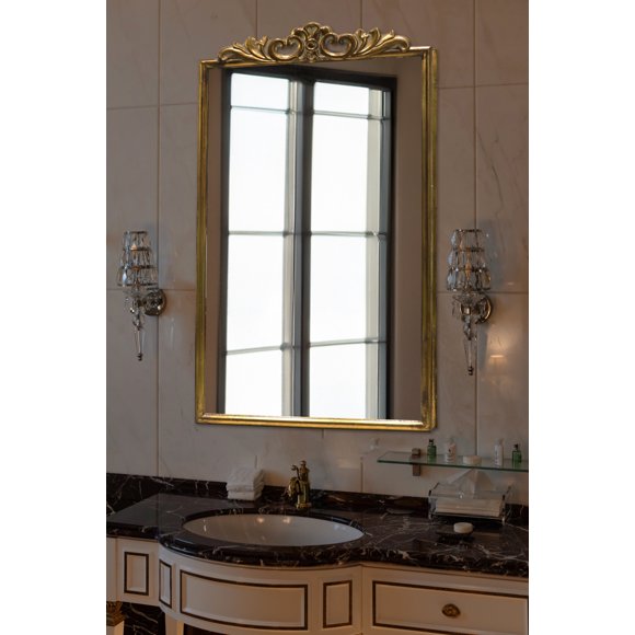 Mirrorize Canada 24x42 Gold Rectangle Mirror