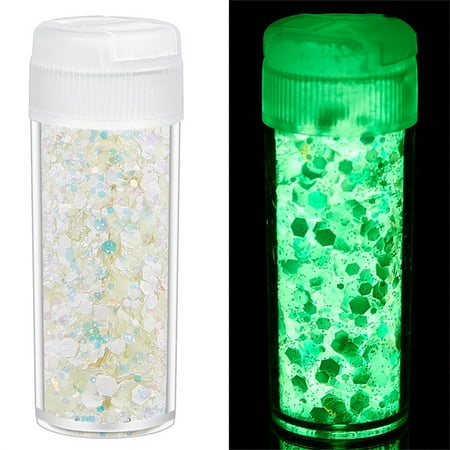 

MARCUVMK Christmas Night Light Flashing Luminous Nail Flashing HolographicBeauty & Personal Hand/Foot Care