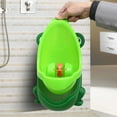 thumbnail image 2 of Dengmore Household Tools Baby Urinal Blue Cute Frogs Shape Training Standing Urinal Hang Type Boys, 2 of 3
