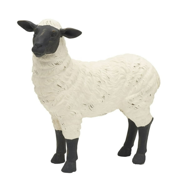 Elements 10inch Standing Sheep Polyresin Figurine
