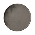 thumbnail image 6 of Noble House Krause Modern Glam Velvet Swivel Ottoman, Gray and Shiny Brass, 6 of 7