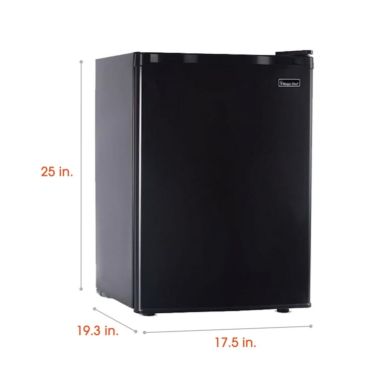 Magic Chef MCBR265BE 2.6 Cu Ft Portable Mini Refrigerator with