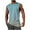 Light Blue, variant on Muscle Shirts For Men Qiggri Men Casual Fashion Printing Pullover Round Neck Sports Tank Tank Tops Men