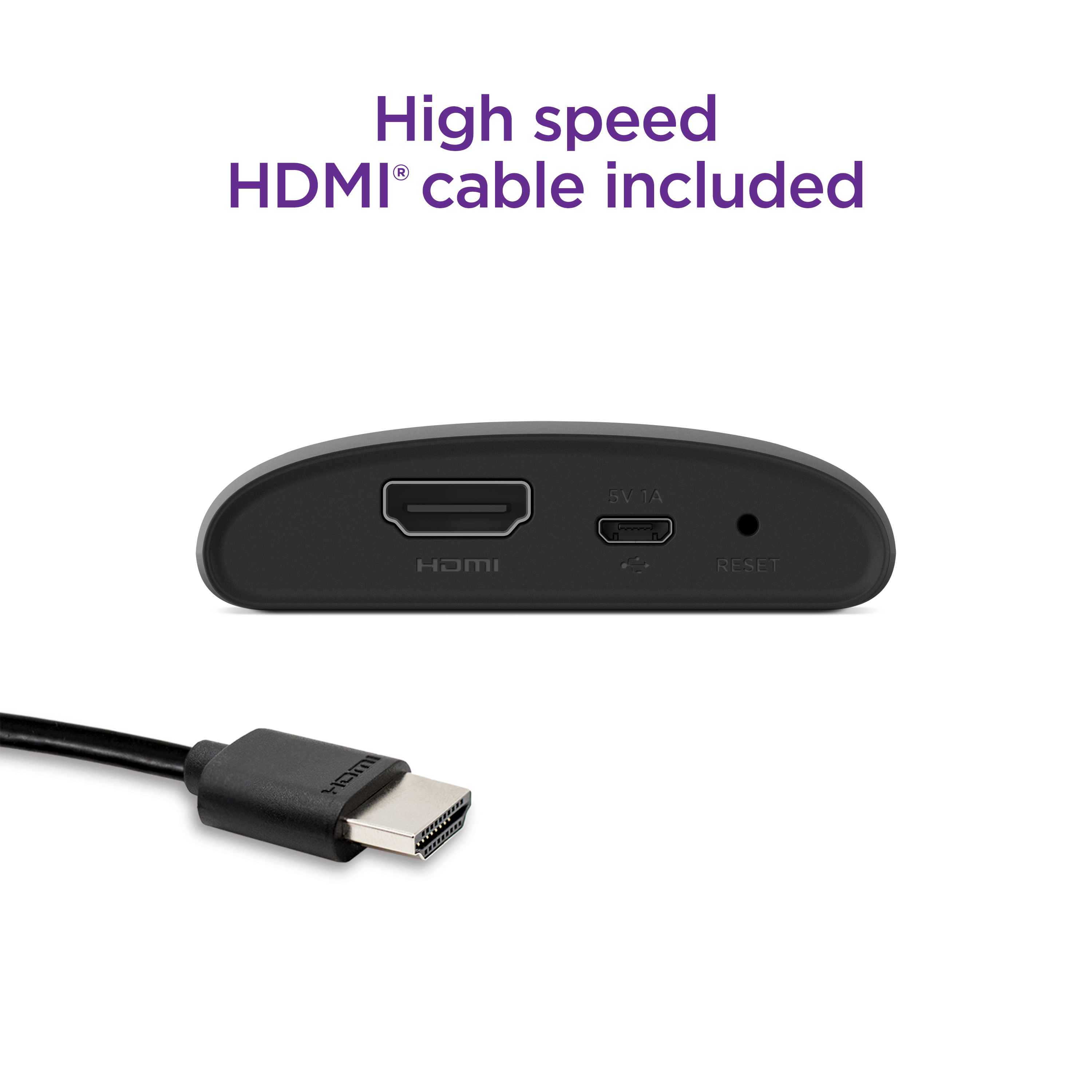 Roku Express 2019 | HD Streaming Media Player with High Speed HDMI Cable and Simple Remote - image 4 of 12
